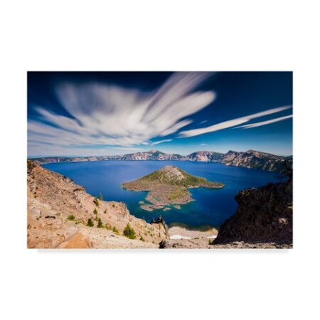 Pierre Leclerc 'Clouds In Motion' Canvas Art,12x19